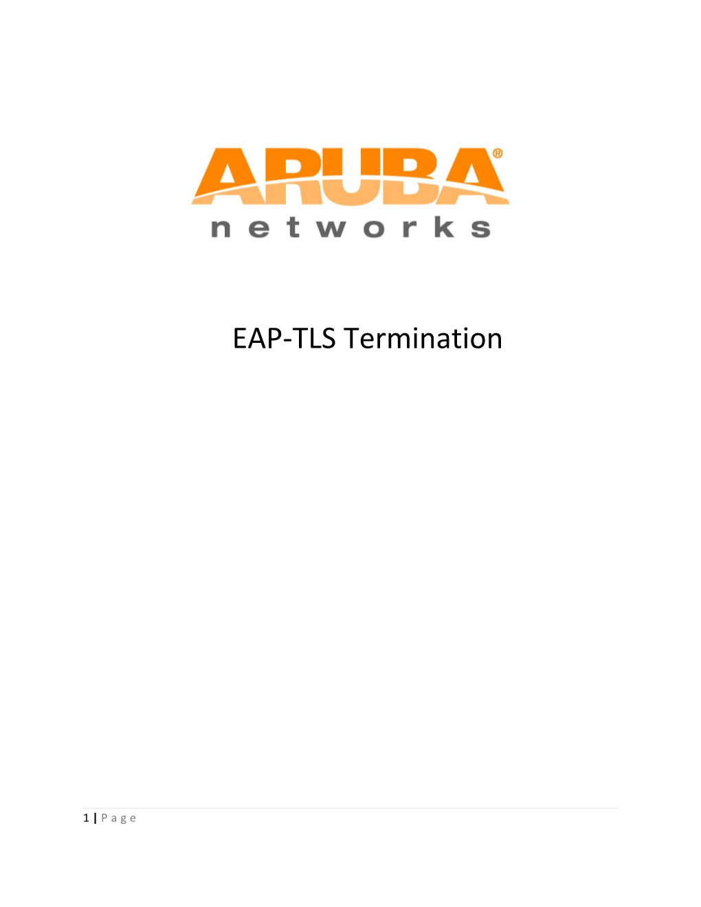 EAP-TLS Termination
