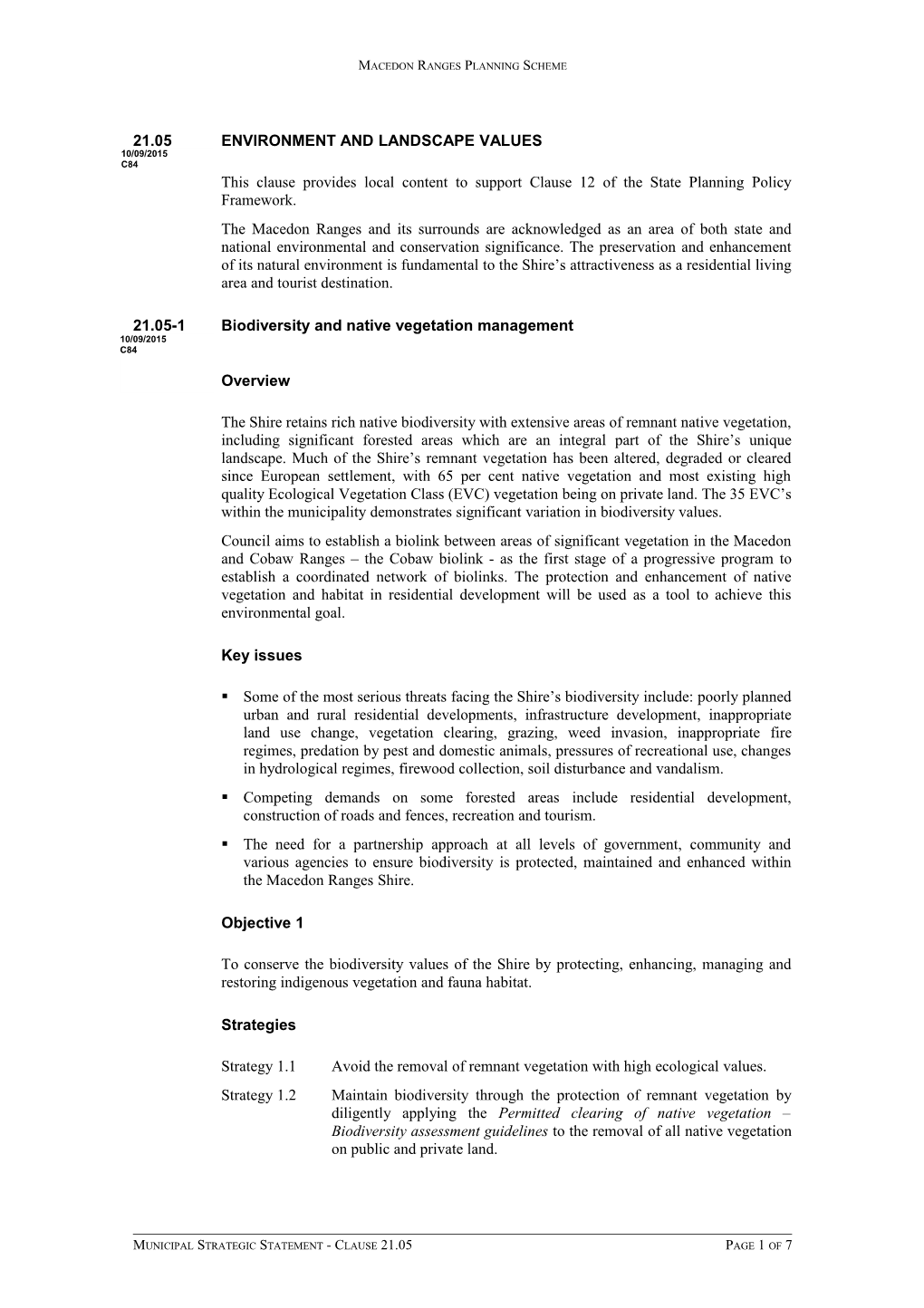 Macedon Rangesplanning Scheme