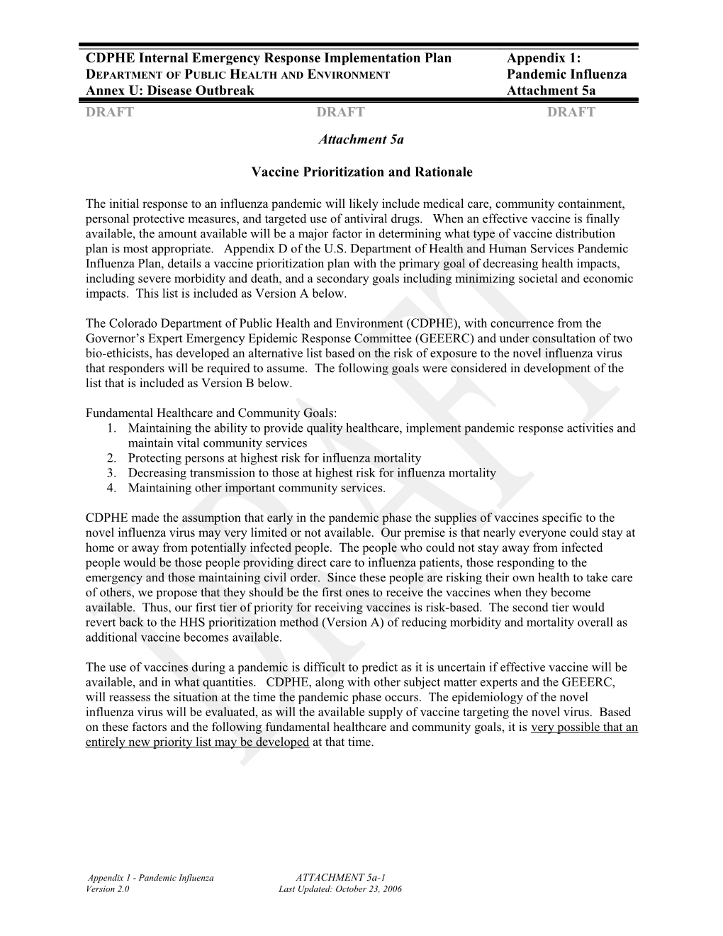 Community Containment Measures, Including Non-Hospital Isolation and Quarantine