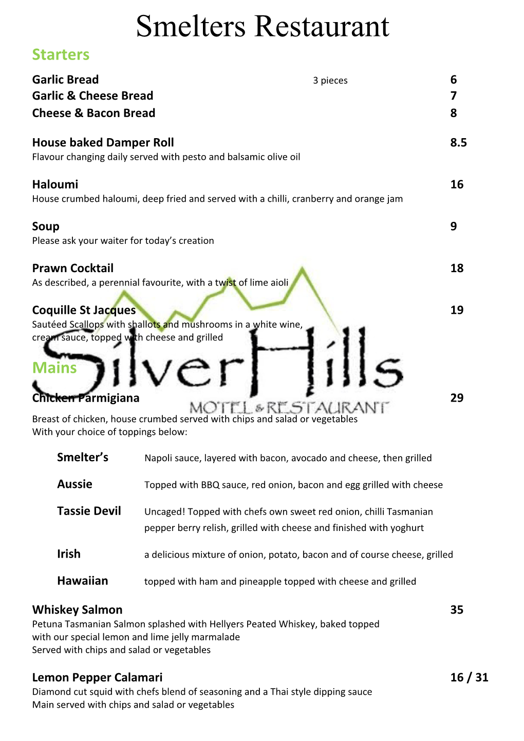 Silver Hills Restaurant