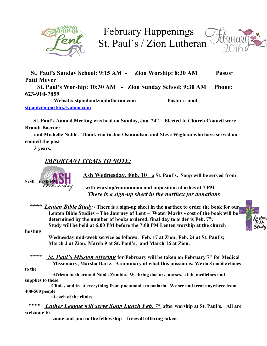 St. Paul S / Zion Lutheran