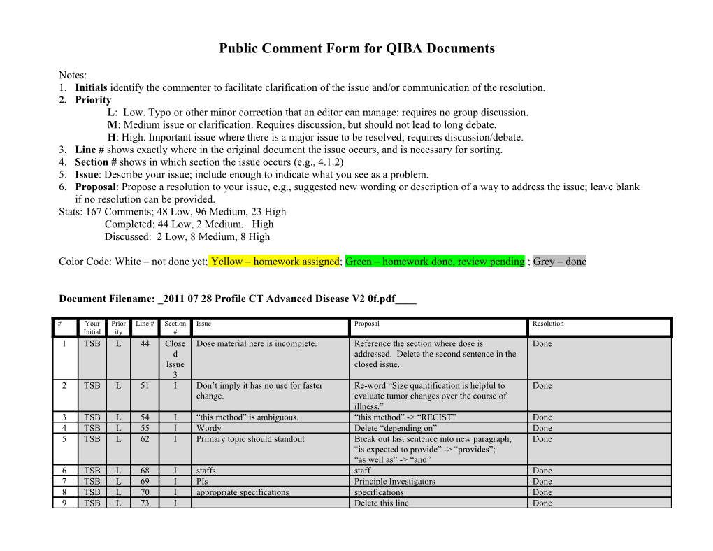 IT Infrastructure Comment Document