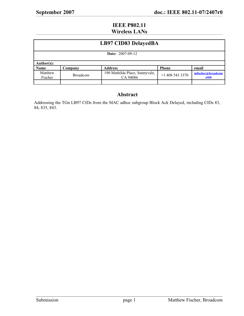 Tgn Editor:Change Item 3.N17 of Subclause 3 Definitions of Tgn Draft D2.07 on About Page