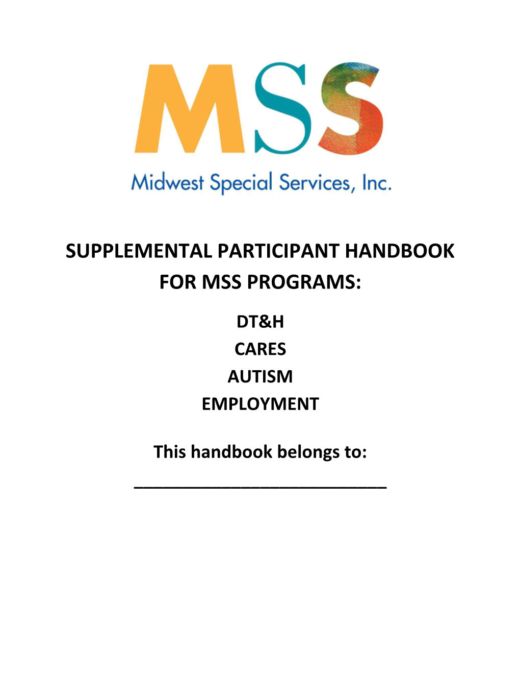 Supplemental Participant Handbook