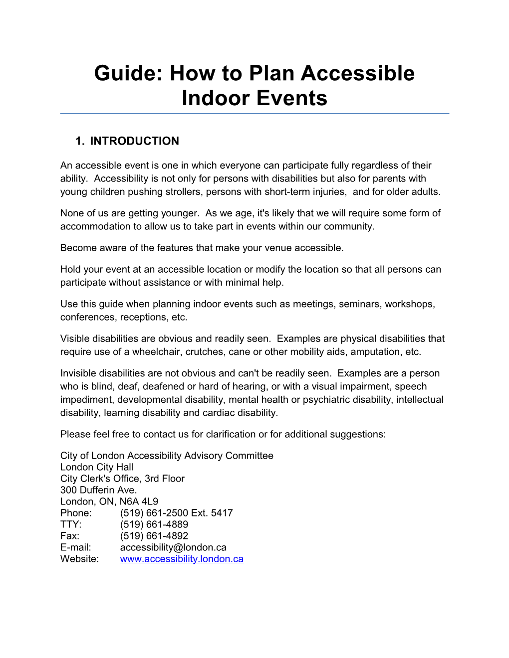 Indoor Events Text Only