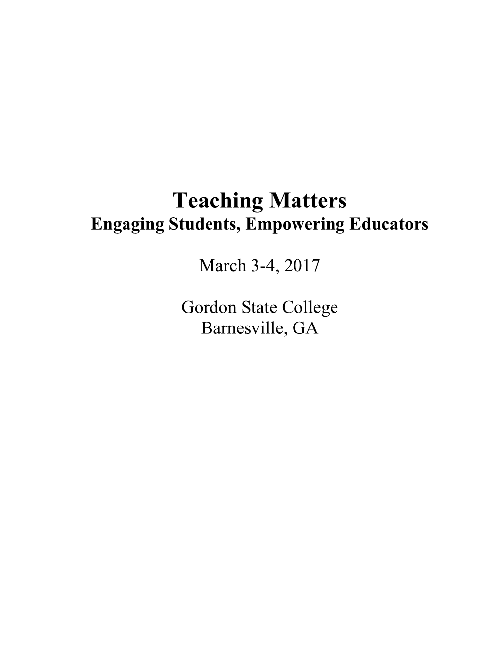 Engaging Students, Empowering Educators