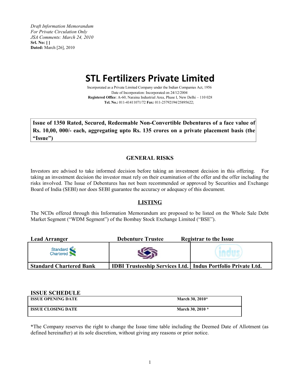 STL Fertilizers Private Limited