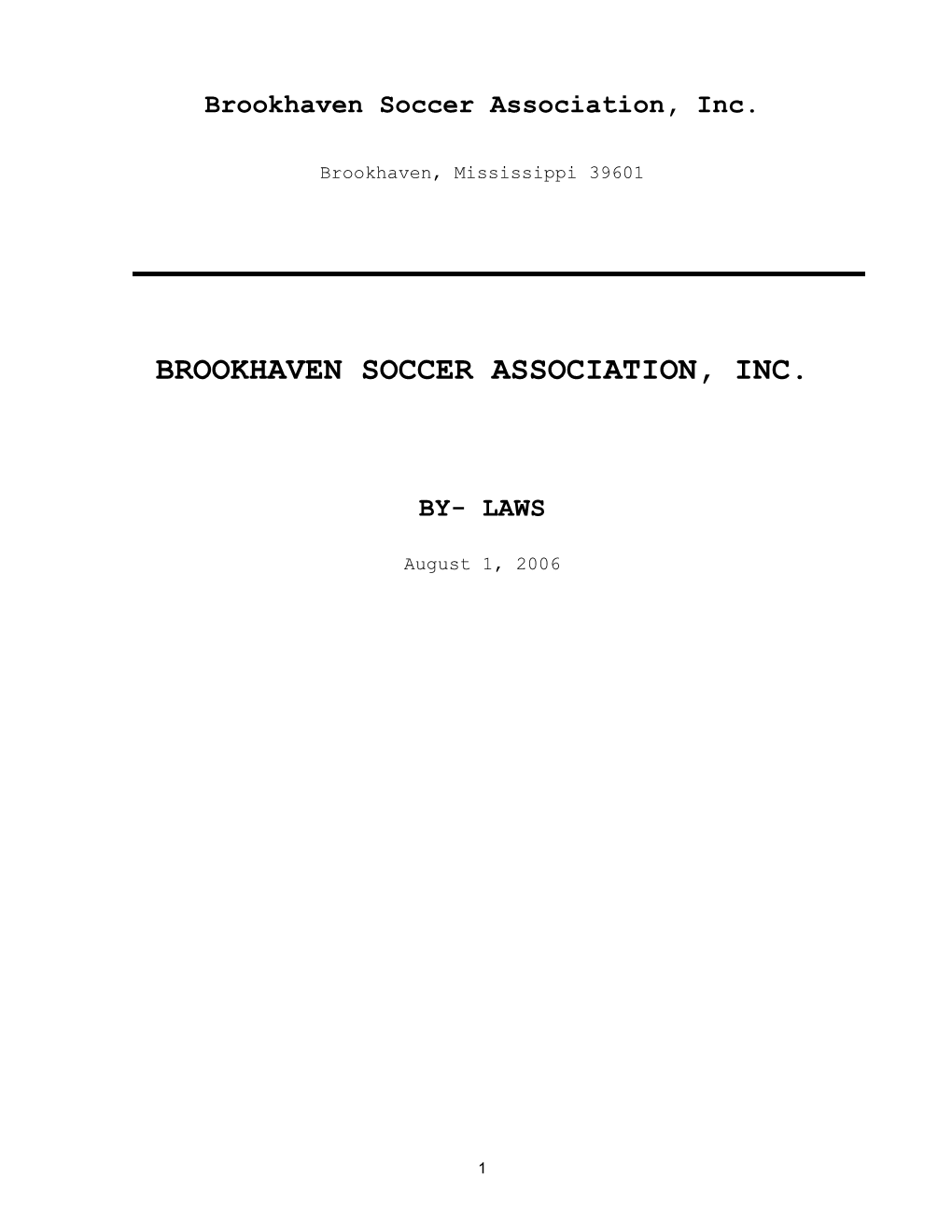 Cl-Nton Soccer Association, Inc