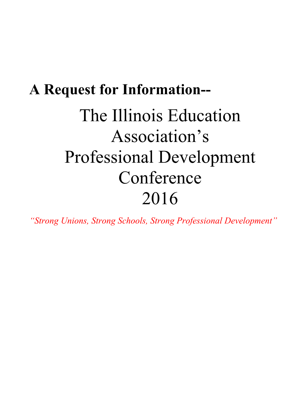 The Illinois Education Association S