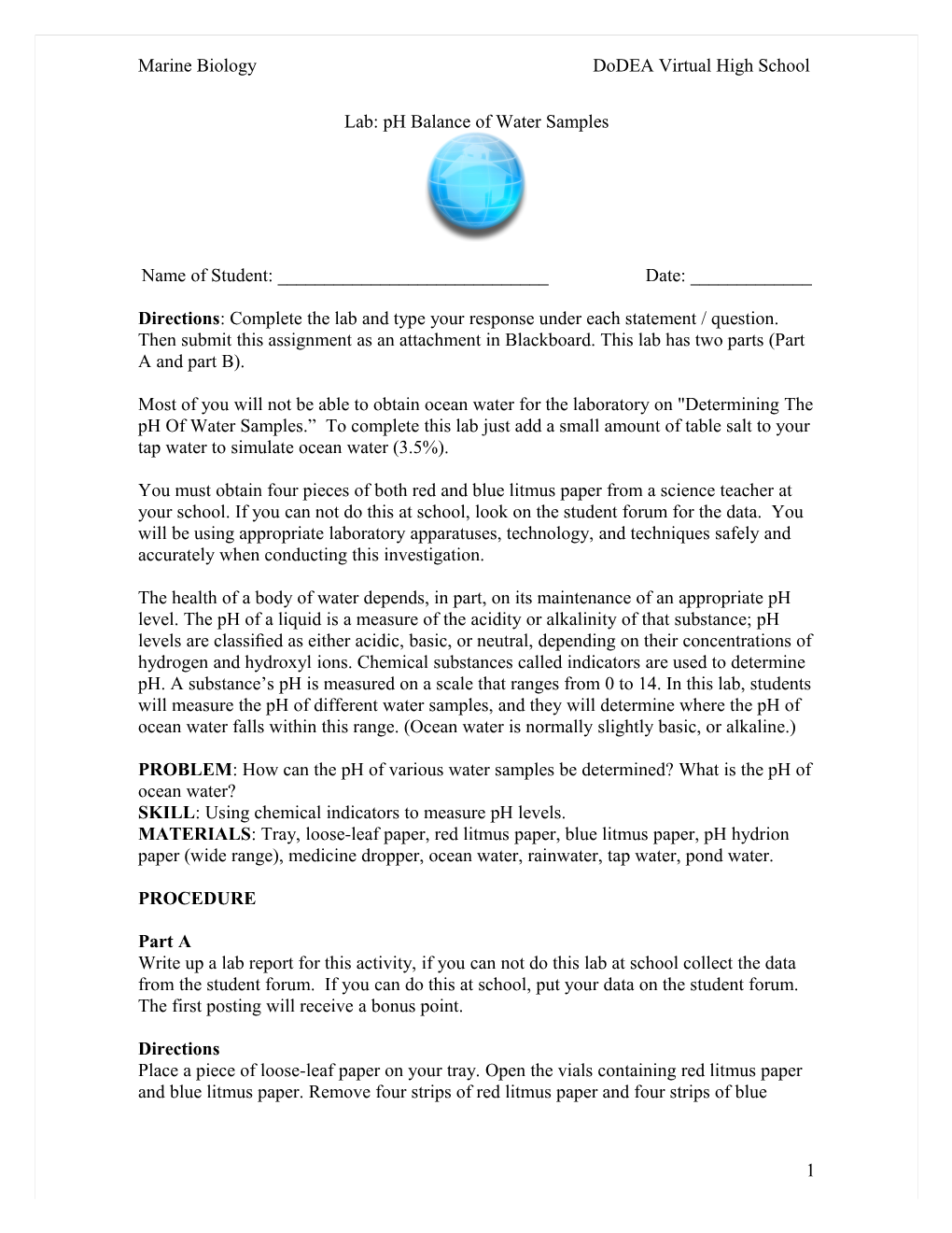 Assignment: Scientific Measurements