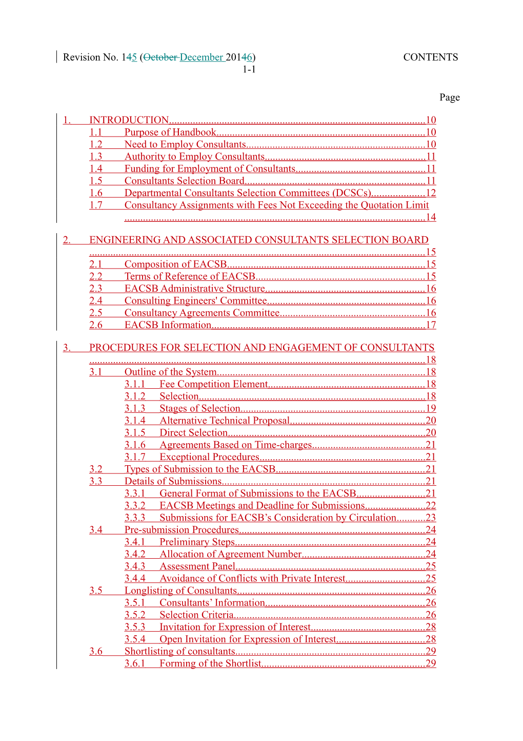 Revision No. 145 (October December 20146)CONTENTS 1-1