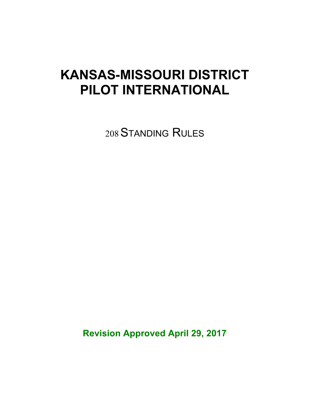 Kansas-Missouri District