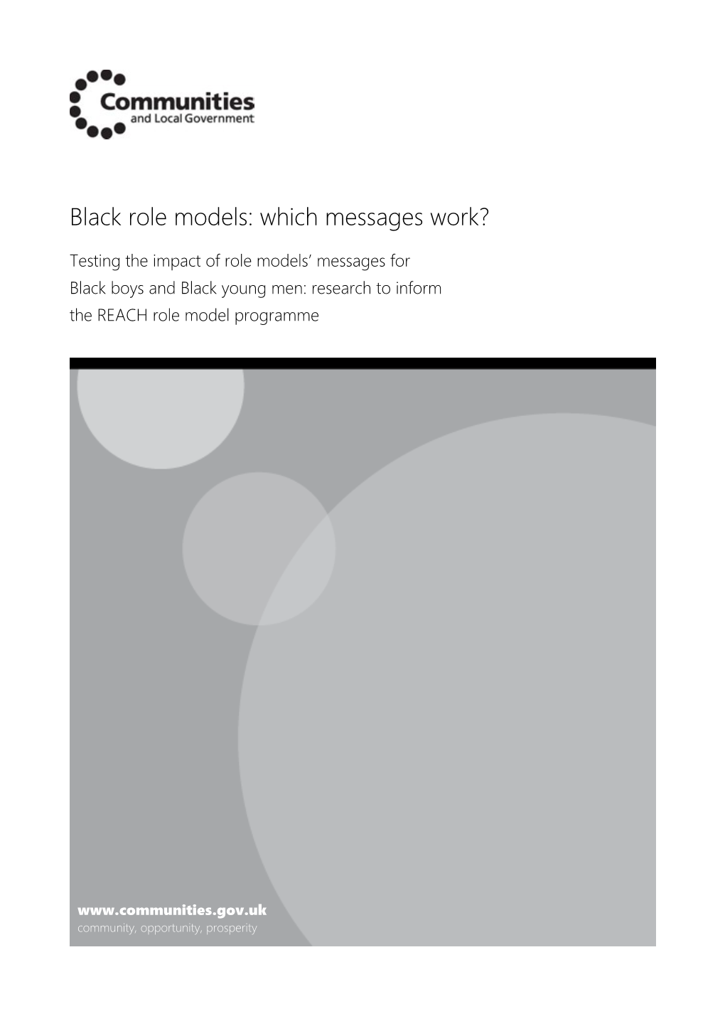 Black Role Models: Which Messages Work