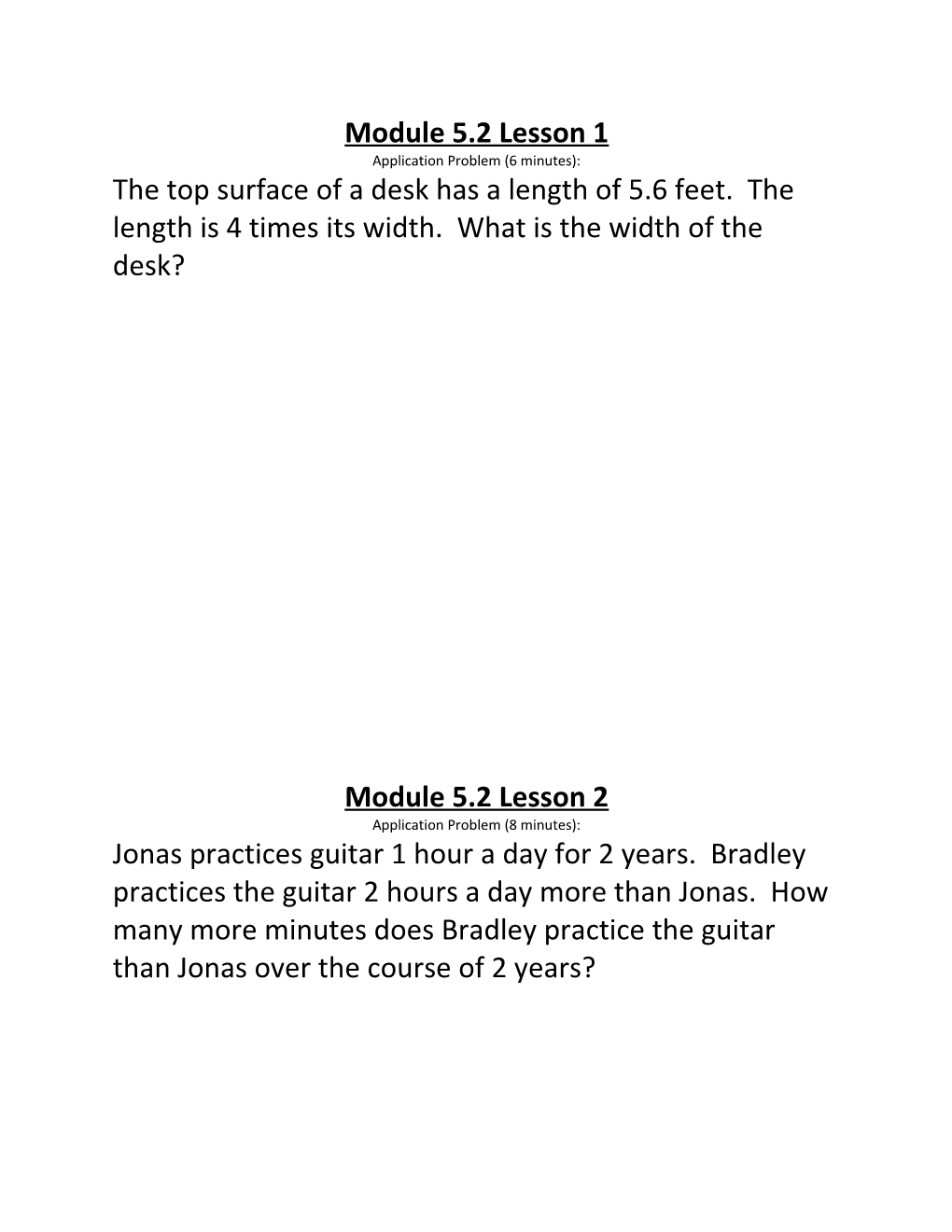 Module 5.2 Lesson 1