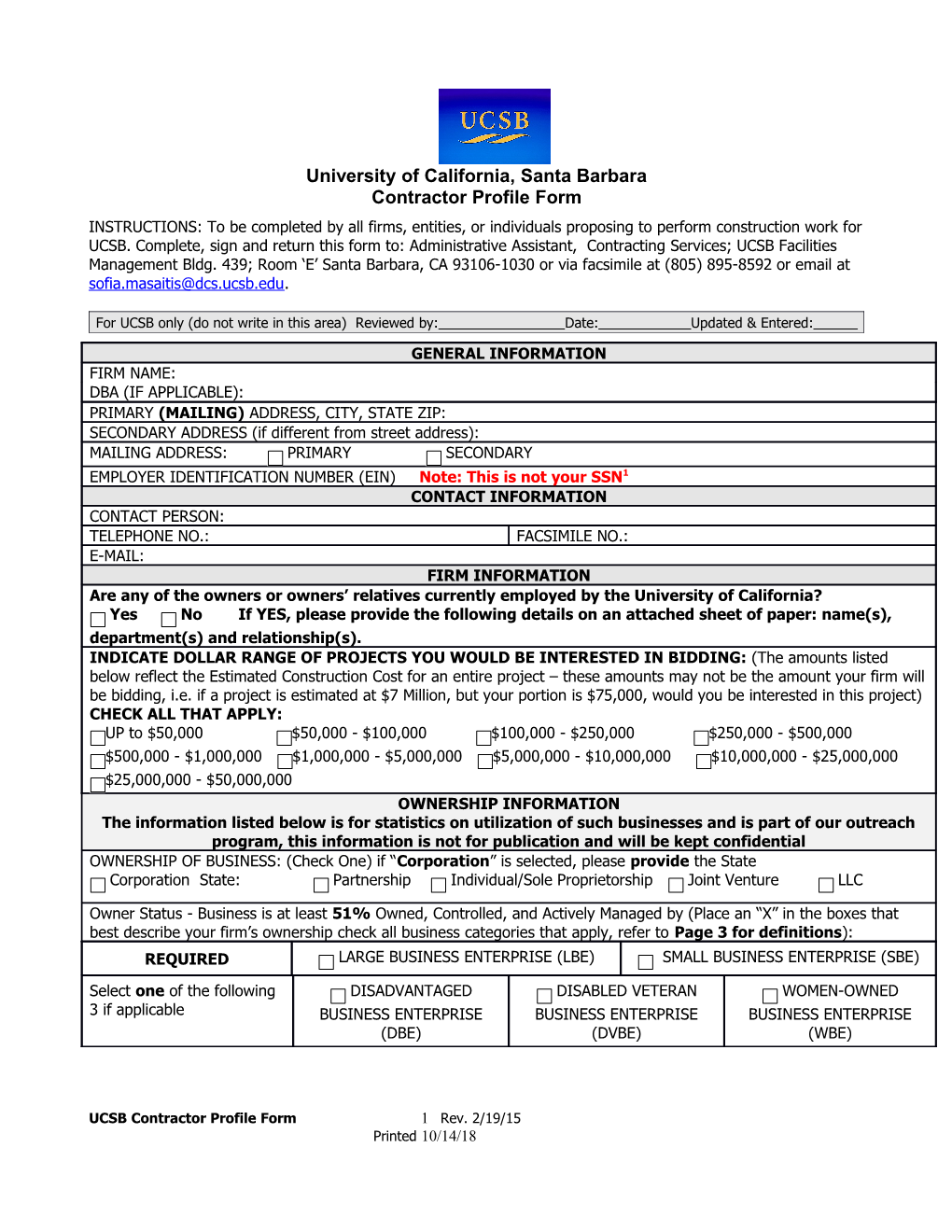 Consultant Profile Form