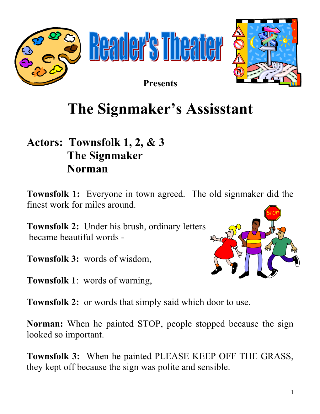 The Signmaker S Assisstant
