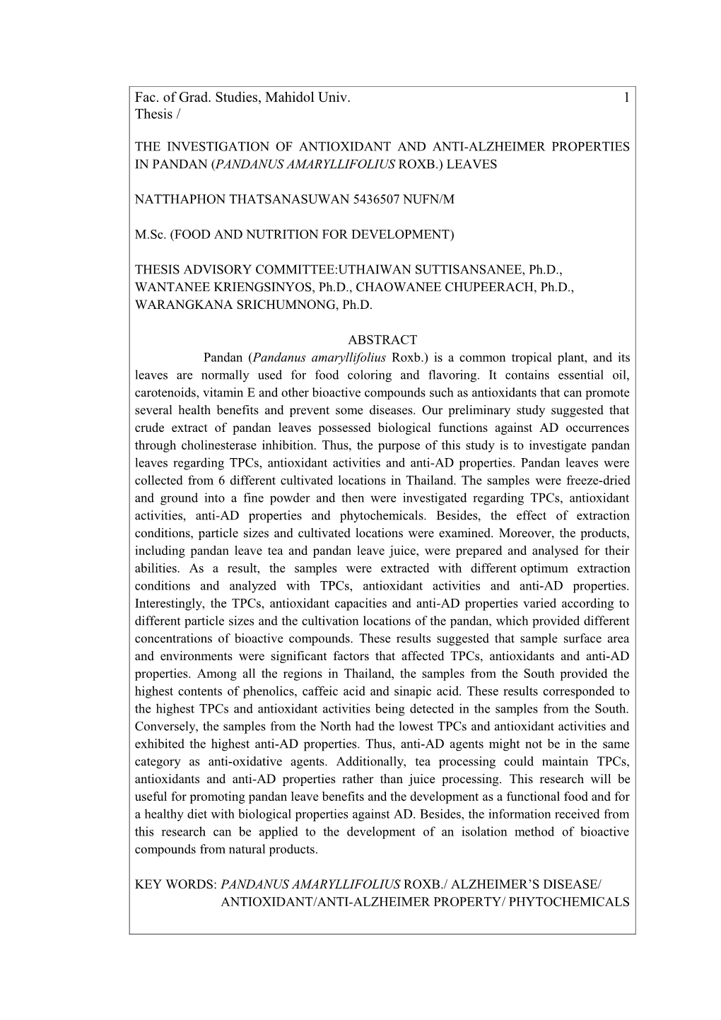 Toxicity and Bioaccumulation of Cadmium and Lead in Salvinia Cucullata