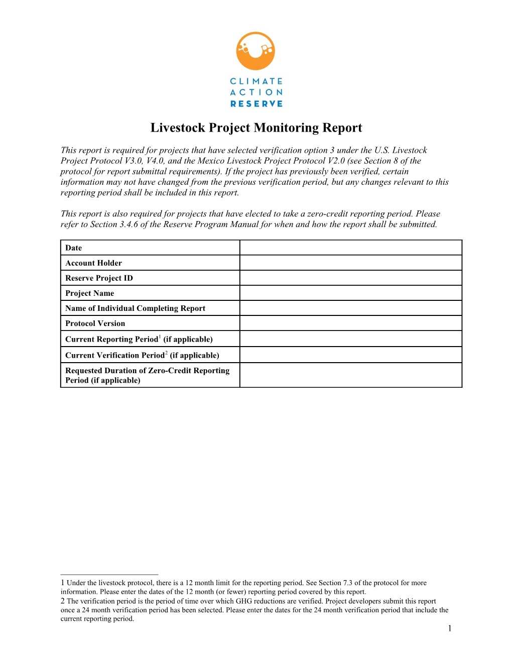 Livestock Project Monitoring Report September 2015