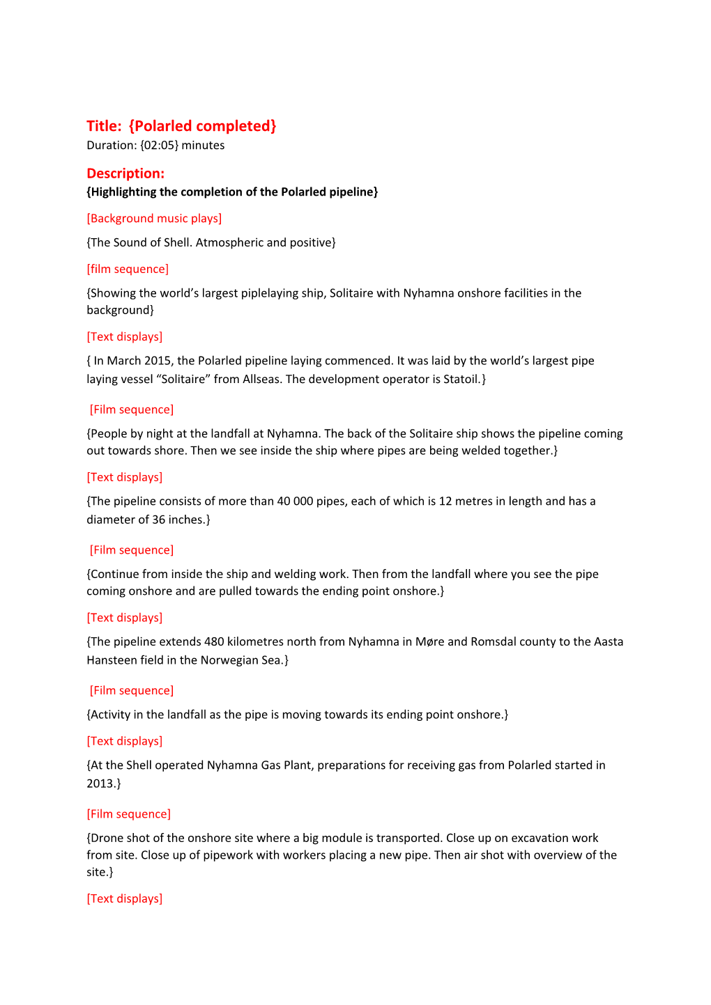 Highlighting the Completion of the Polarled Pipeline