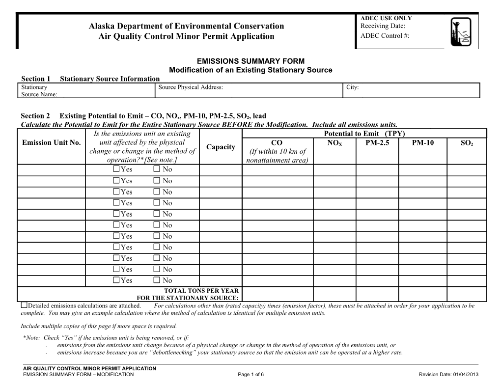 Alaska Department of Environmental Conservation