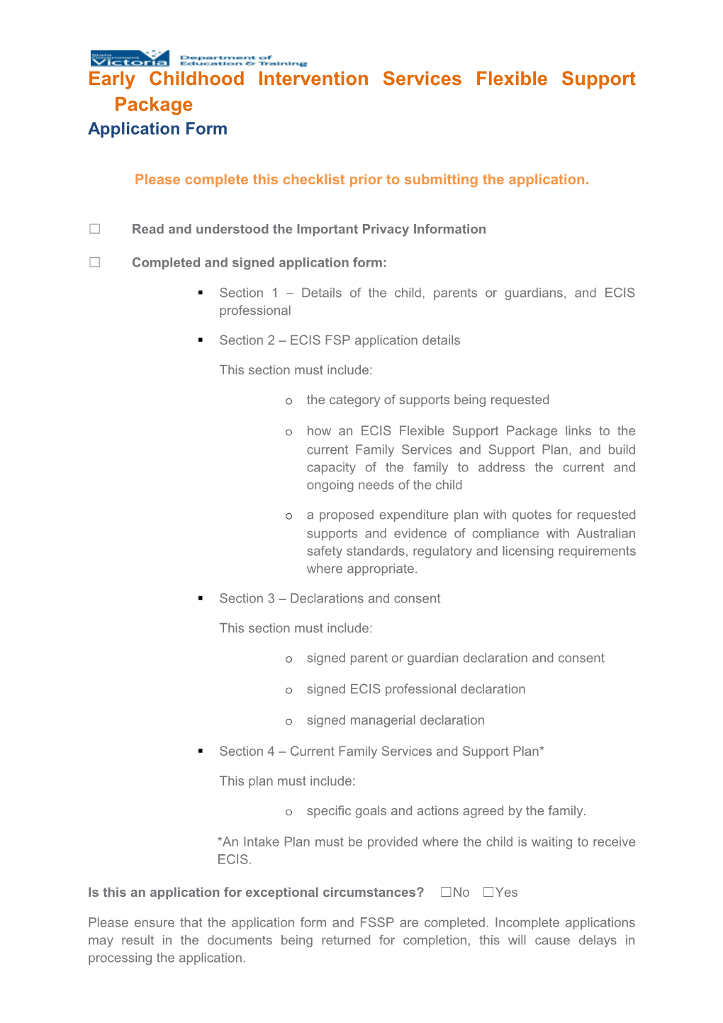 FSP Application Form (Version for Completing Online)
