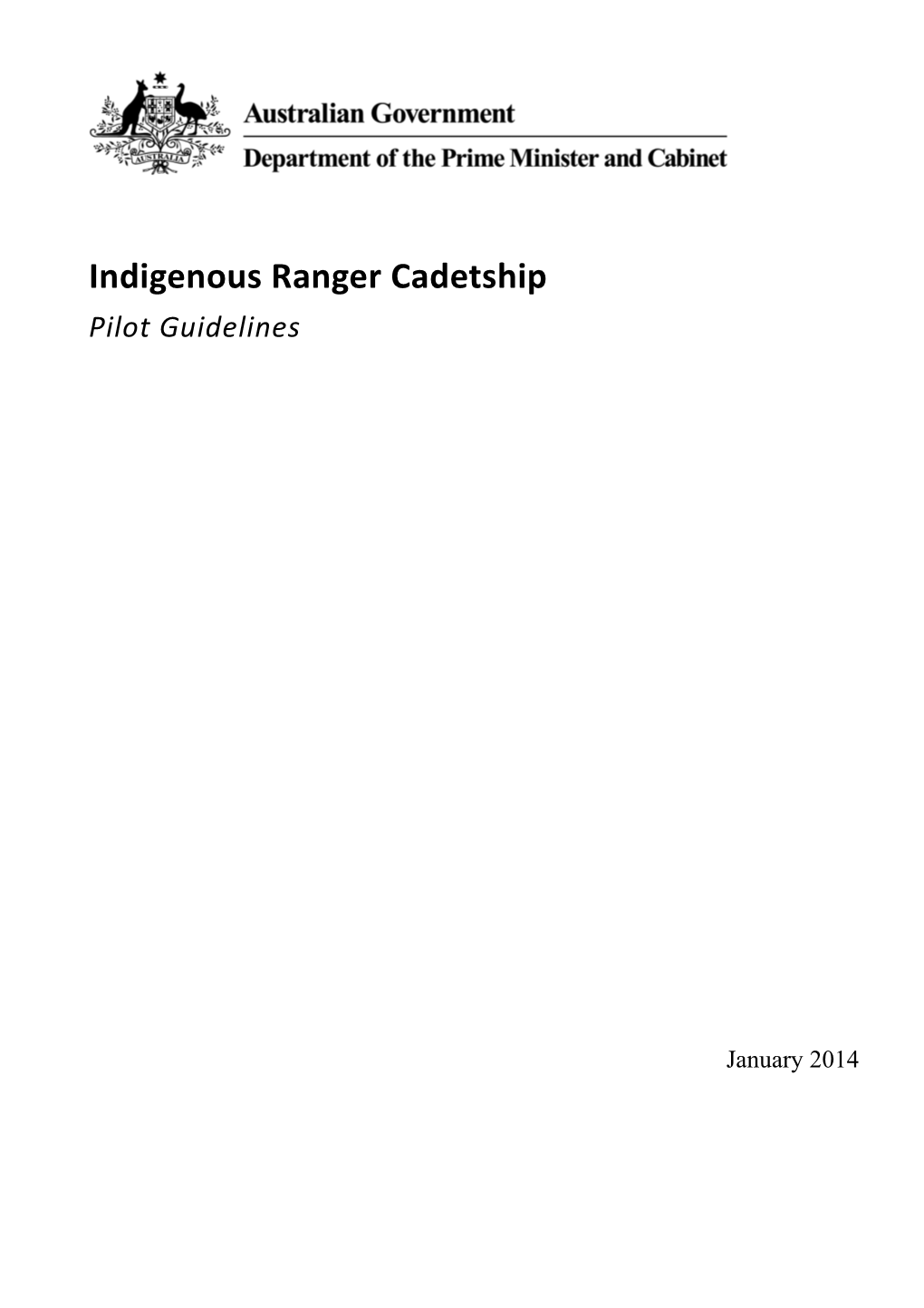 Indigenous Ranger Cadetship