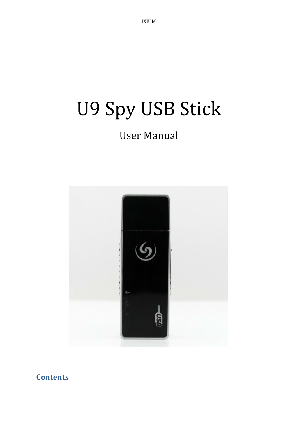 U9 Spy USB Stick