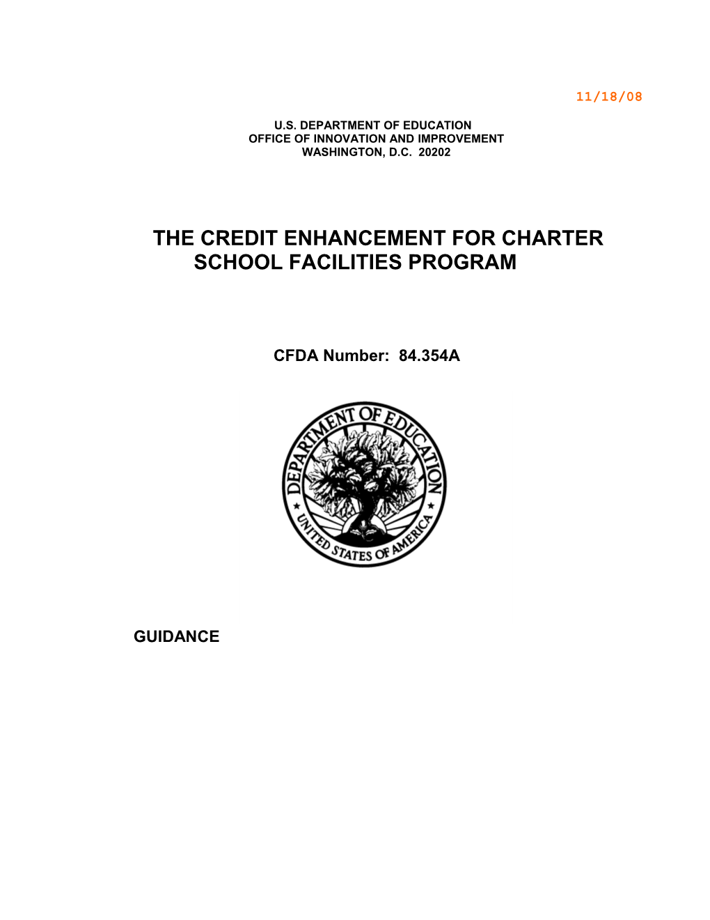 FY 2007 Credit Enhancement Guidance (MS Word)