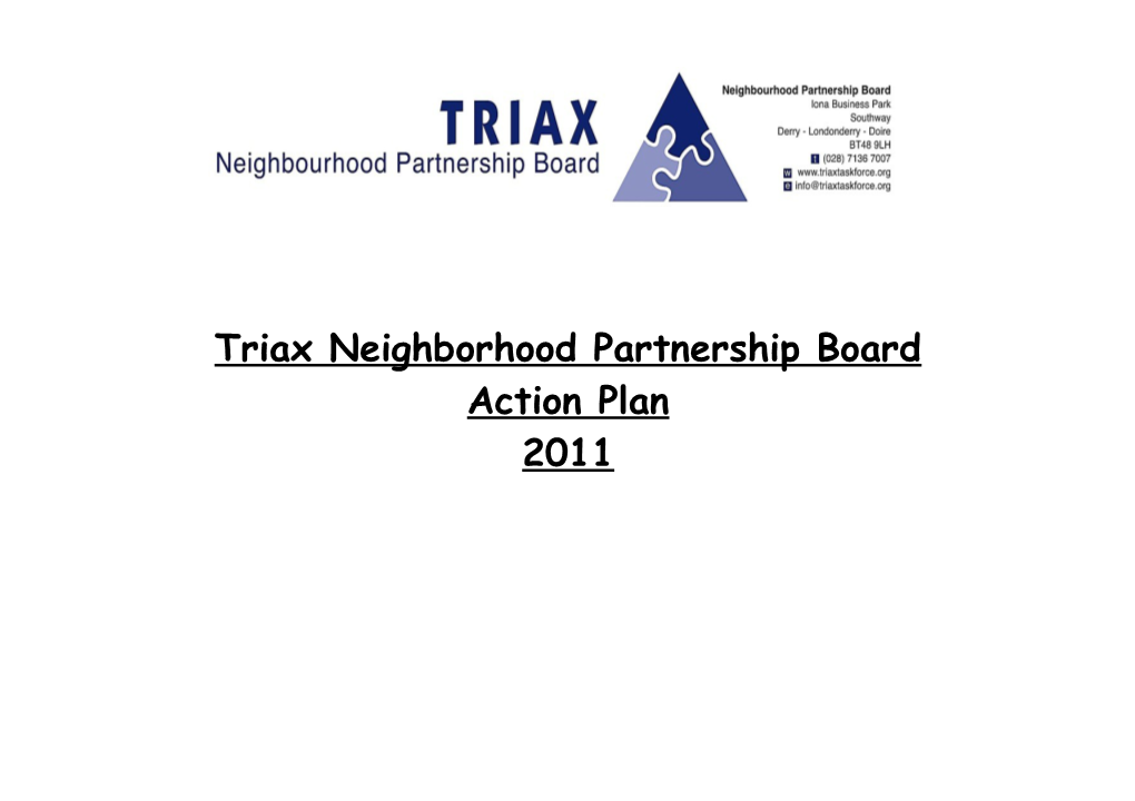 Triax Neighborhood Partnership Board