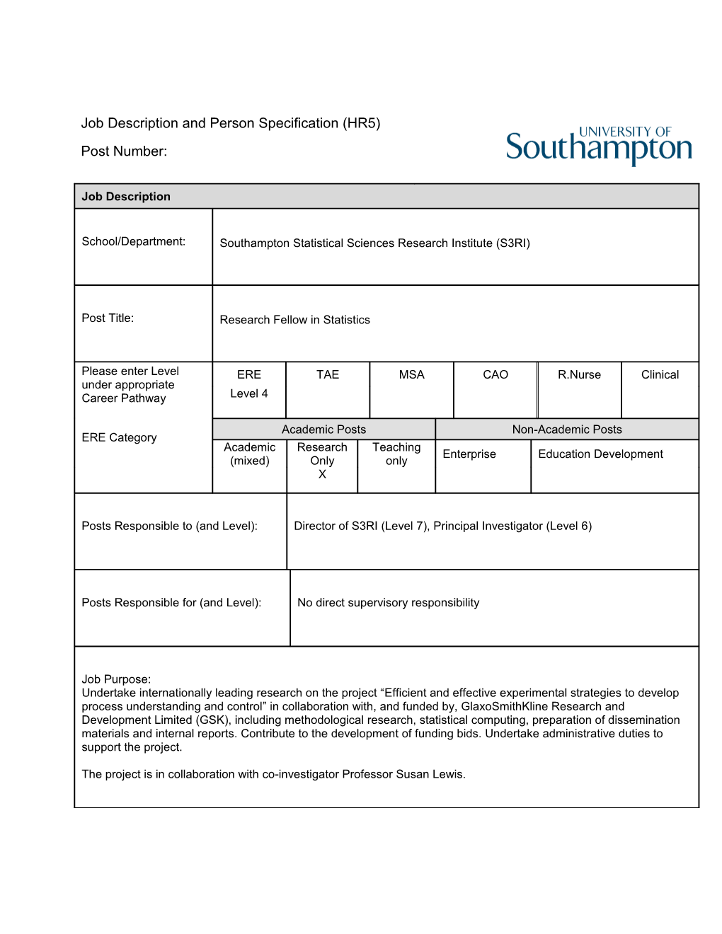 Undertake Internationally Leading Methodological Research on the Design and Analysis Of