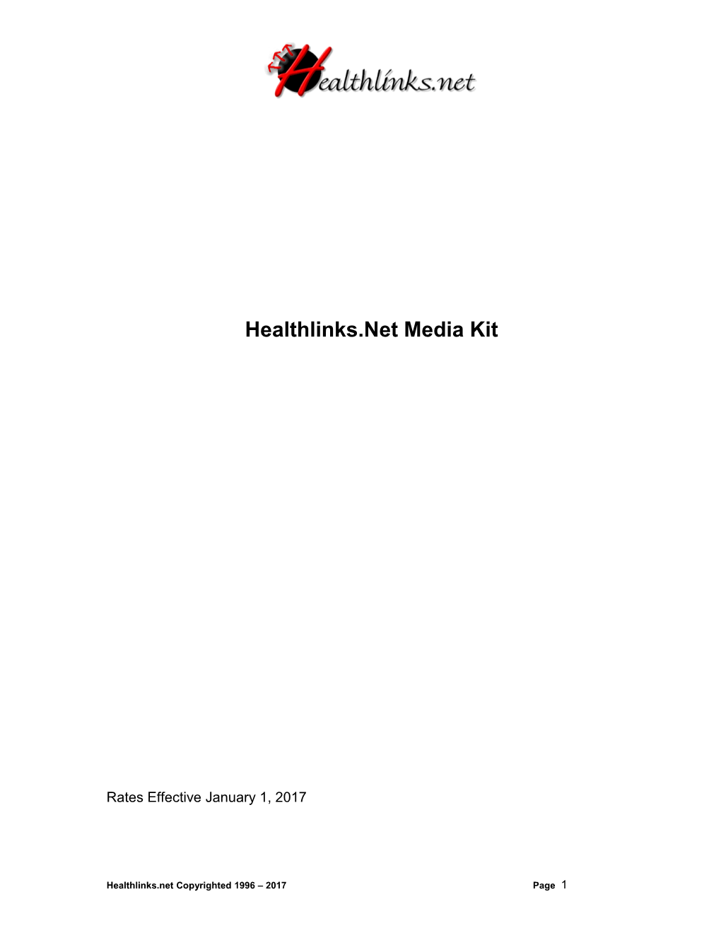 Healthlinks.Net Media Kit