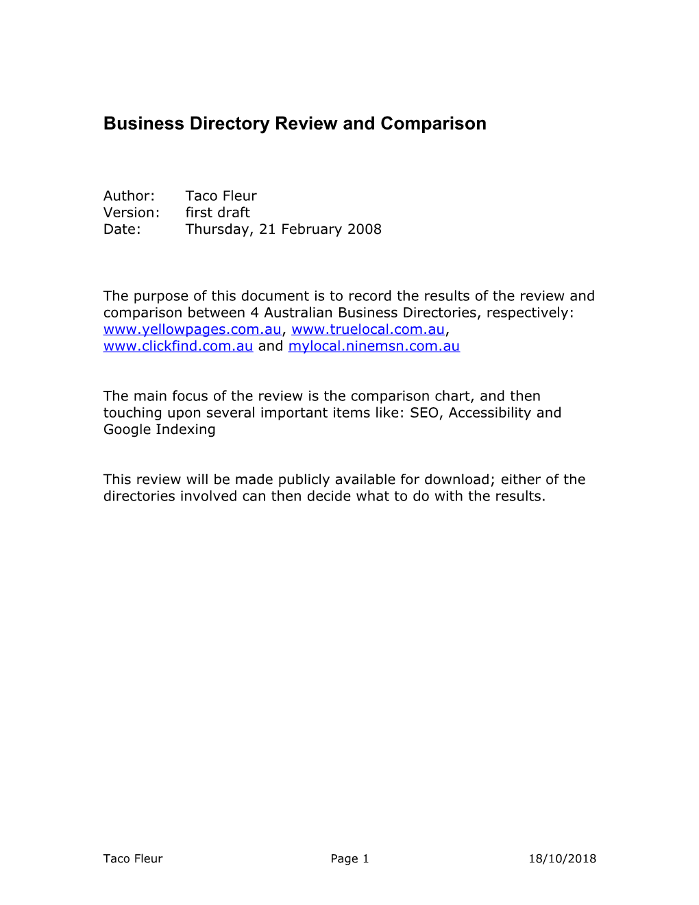 Business Directory Review and Comparison