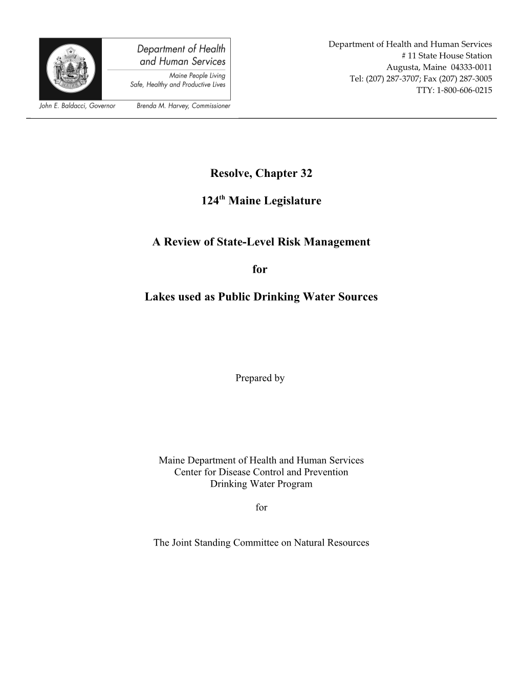 A Review of State-Level Risk Management