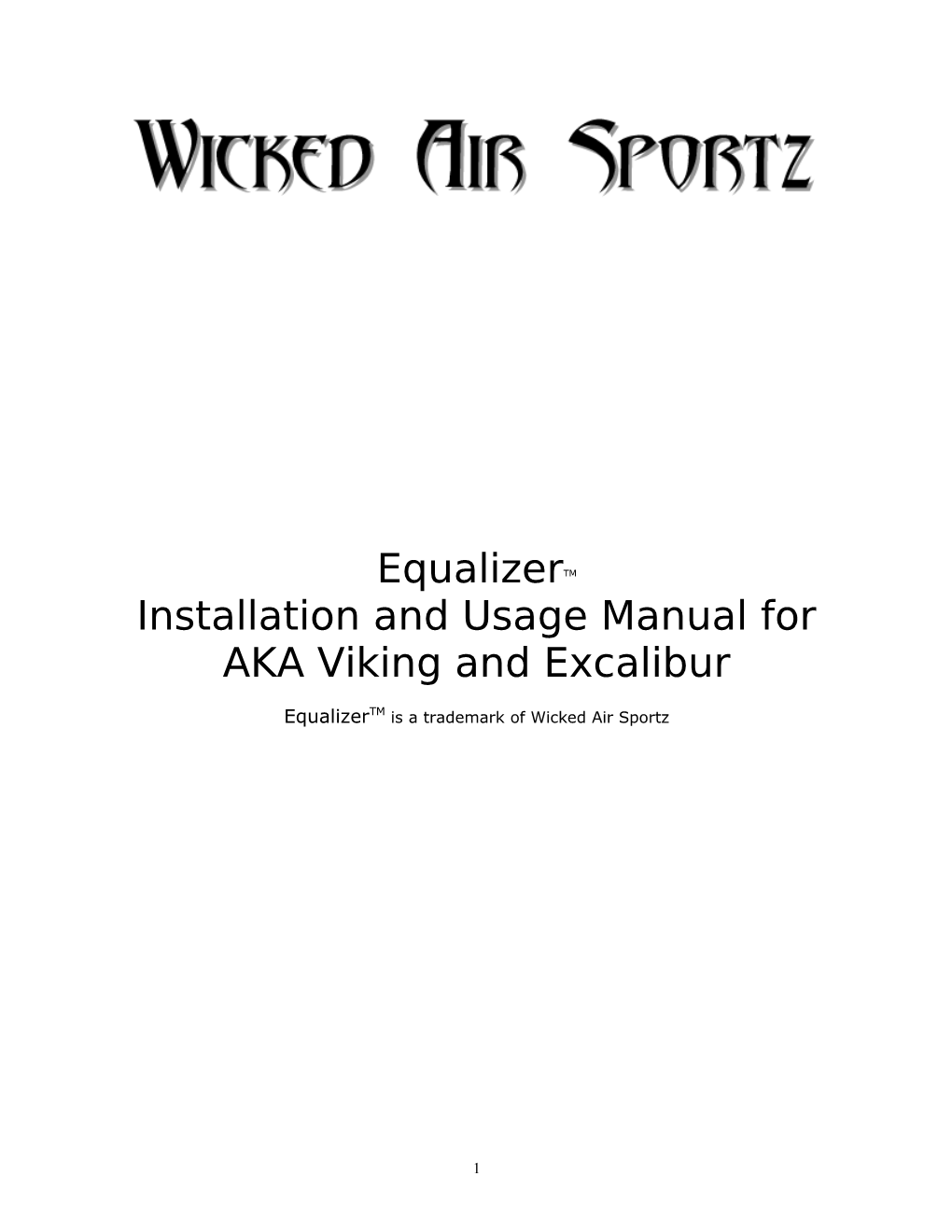 Installation and Usage Manual For