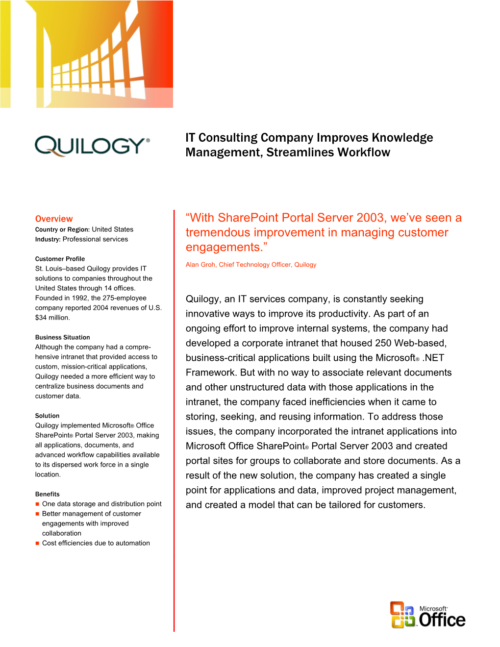 IT Consulting Company Improves Knowledge Management, Streamlines Workflow