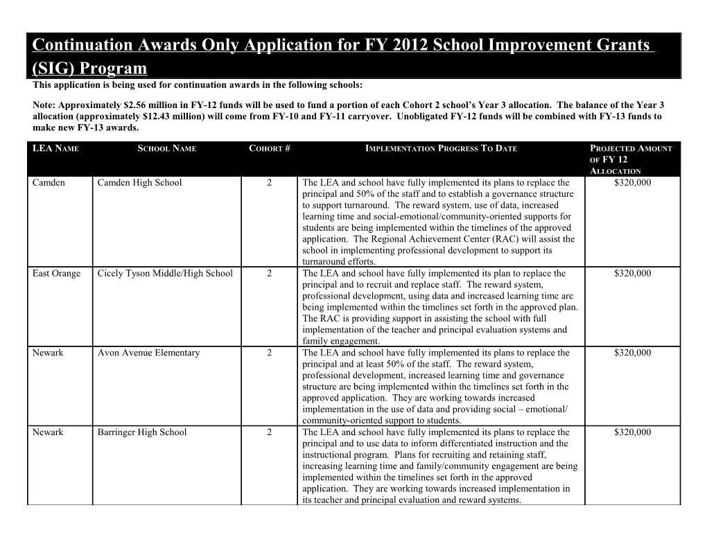 New Jersey 2012 Continuation Application (PDF)