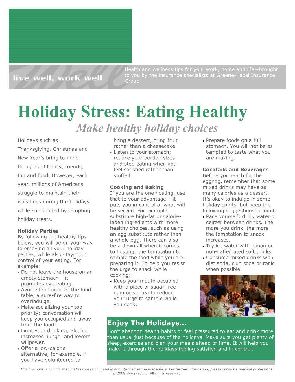 Holiday Stress: Healthy Eating
