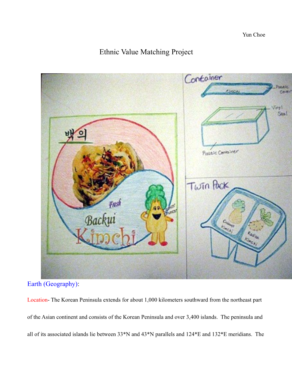 Ethnic Value Matching Project