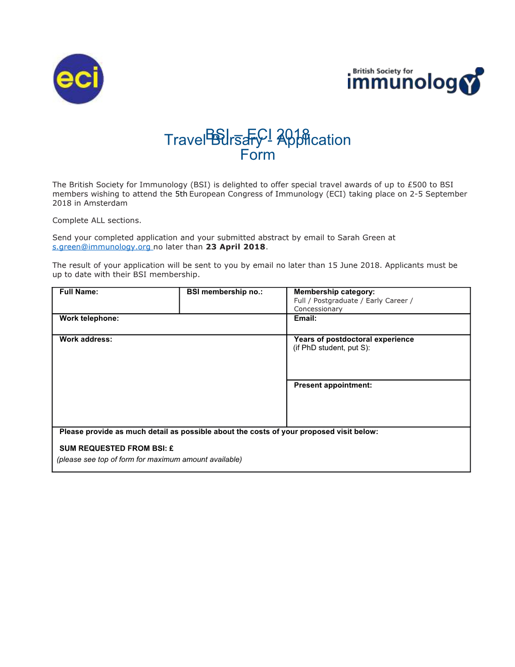 Travelbursary-Applicationform