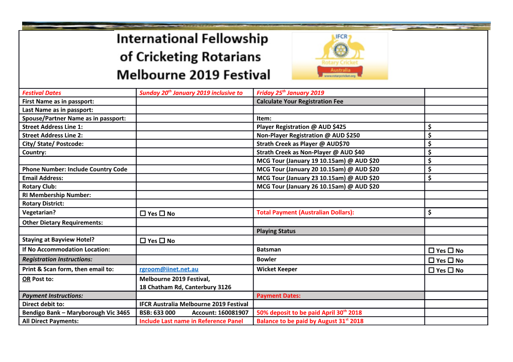 International Fellowship of Cricketing Rotarians