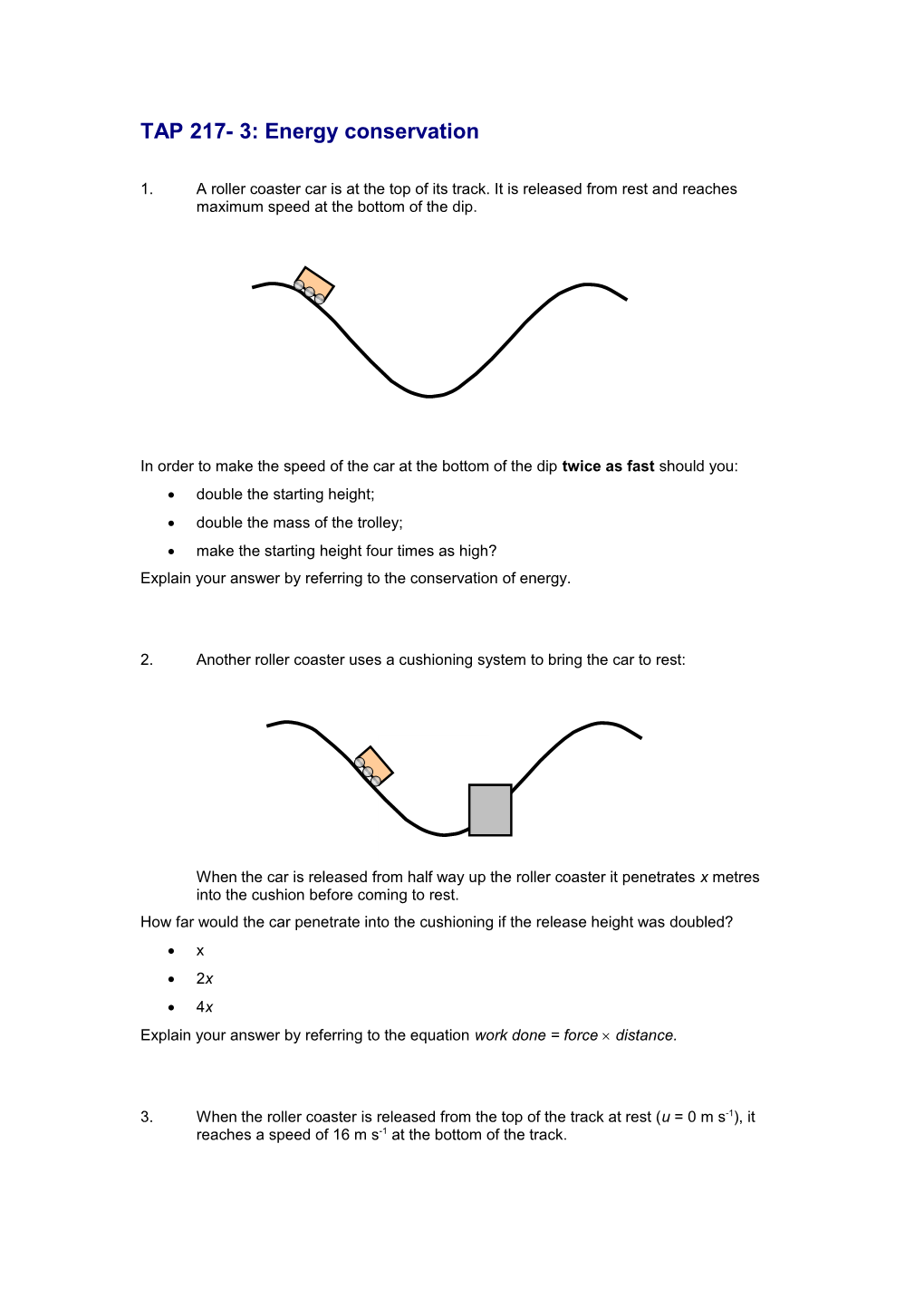 TAP 217- 3: Energy Conservation