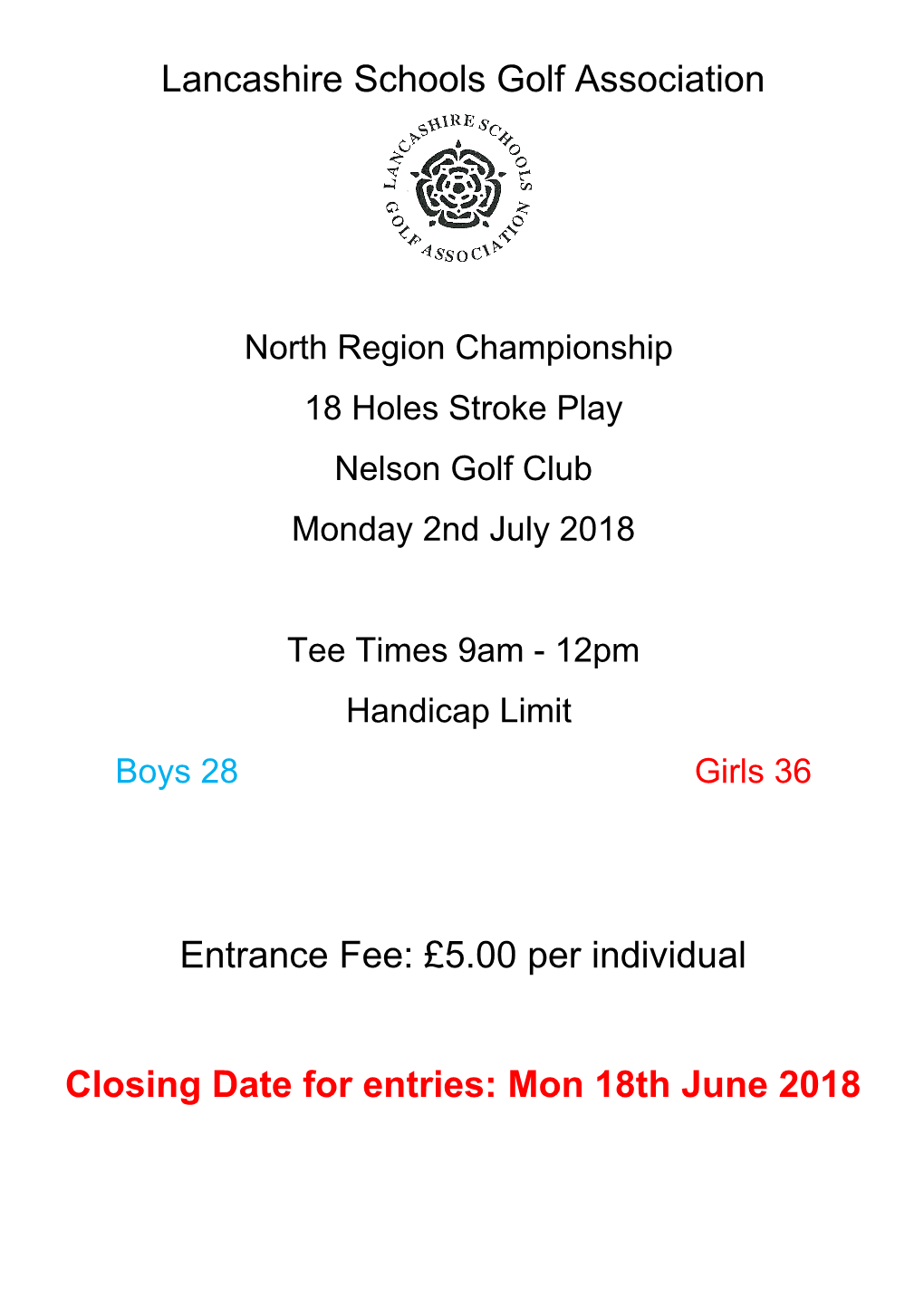 North Region Championship