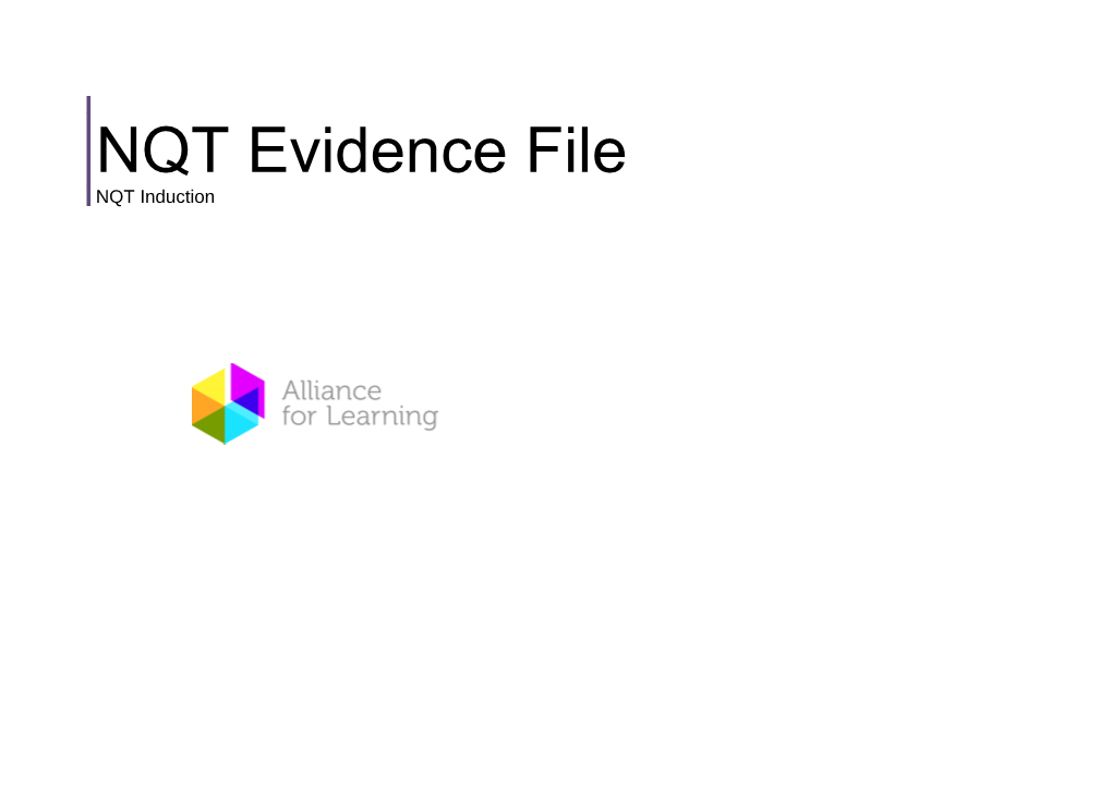 NQT Evidence File