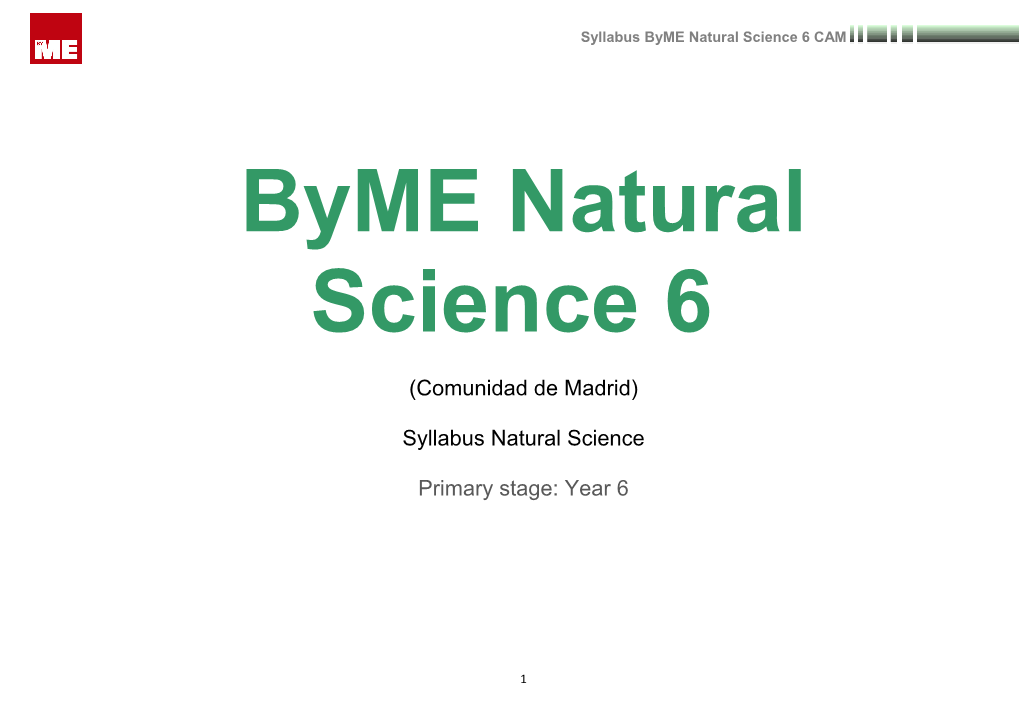 Byme Natural Science 6