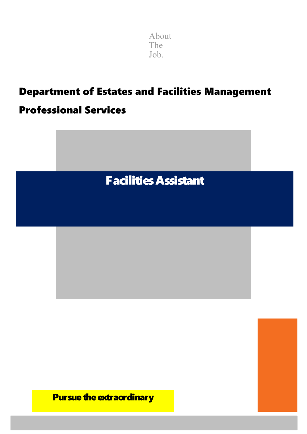 Department of Estates and Facilities Management