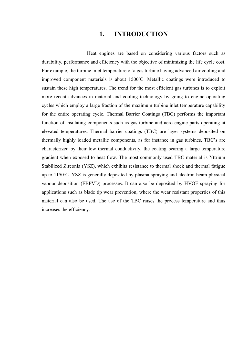 2. Structure of Thermal Barrier Coatings