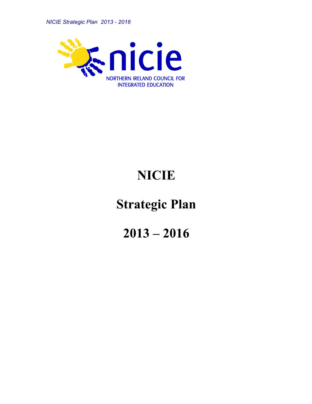 NICIE Strategic Plan