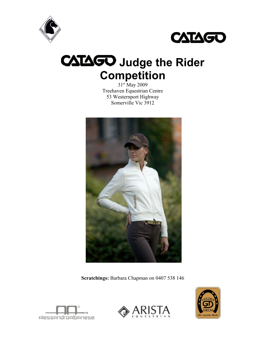 Welcome to the Catago Judge the Rider Competition