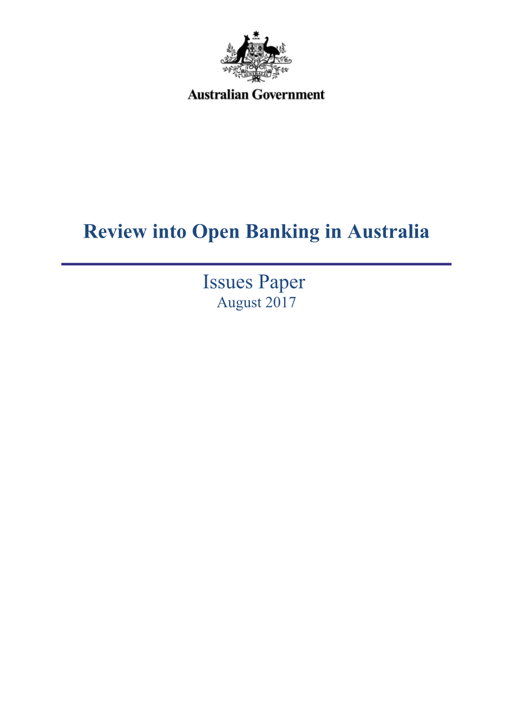 Review Into Open Banking in Australia