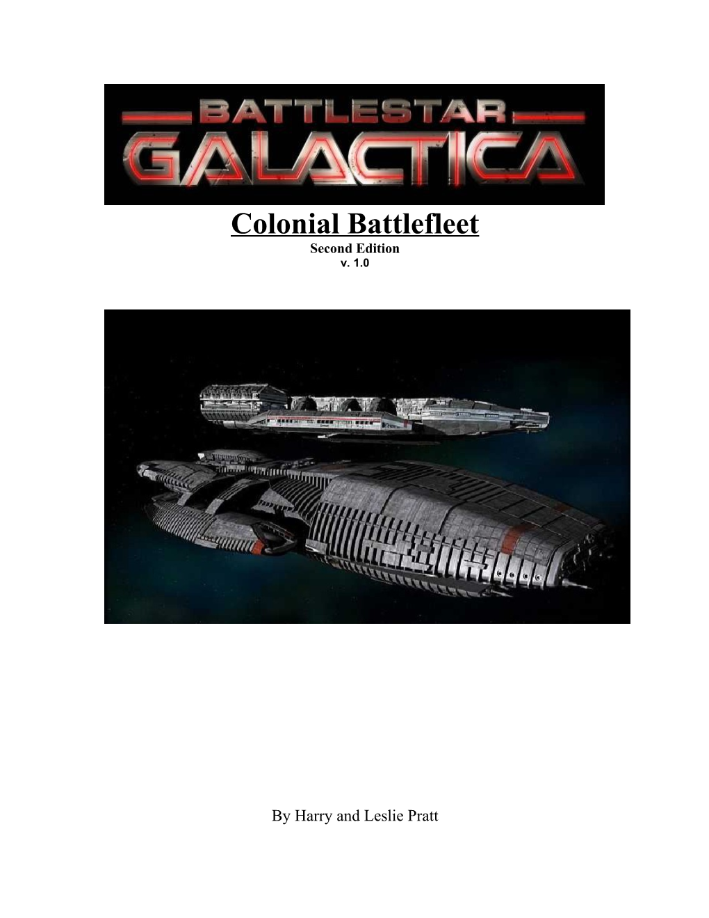 Battlestar Galactica Starship Combat Rules